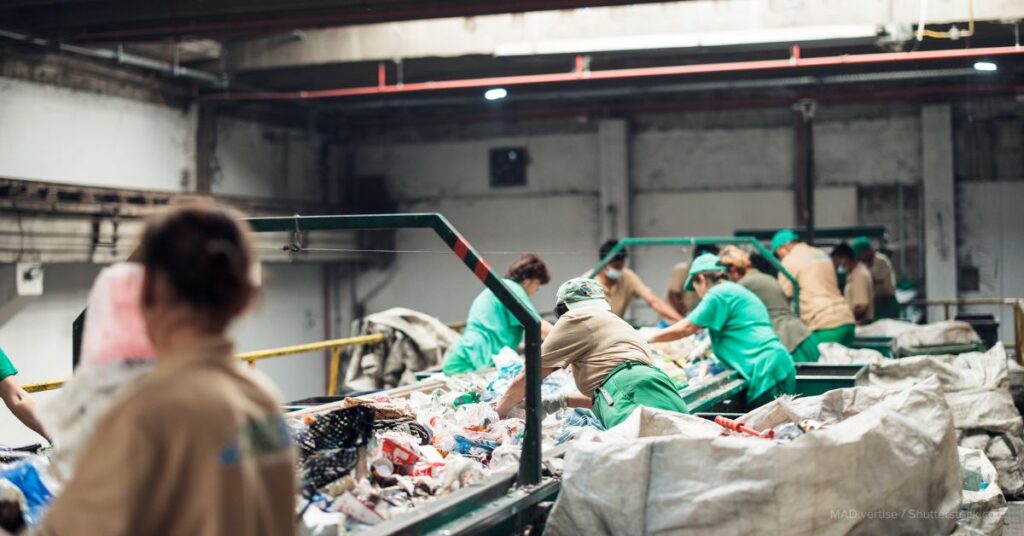 disposing cassava and corn starch bags